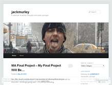 Tablet Screenshot of jackmurley.wordpress.com