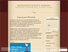 Tablet Screenshot of kingsonlocation.wordpress.com