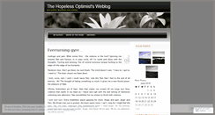 Desktop Screenshot of hopelessoptimist.wordpress.com