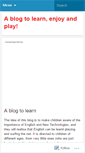 Mobile Screenshot of ablogtolearnenglish.wordpress.com
