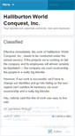 Mobile Screenshot of halliburtonworldconquest.wordpress.com