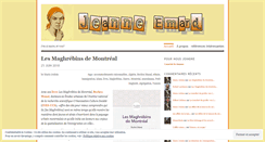 Desktop Screenshot of jeanneemard.wordpress.com