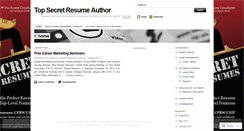 Desktop Screenshot of perfectresume.wordpress.com