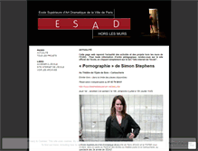 Tablet Screenshot of esadparis.wordpress.com