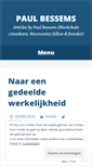 Mobile Screenshot of paulbessems.wordpress.com