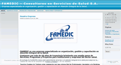 Desktop Screenshot of famedic.wordpress.com