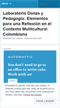 Mobile Screenshot of laboratoriodanzaypedagogia.wordpress.com