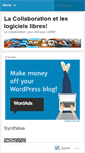 Mobile Screenshot of collaborationdulibre.wordpress.com
