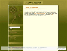 Tablet Screenshot of heavymetta.wordpress.com