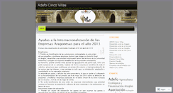 Desktop Screenshot of adefocincovillas.wordpress.com