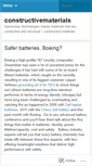 Mobile Screenshot of constructivematerials.wordpress.com