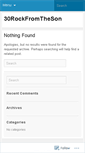 Mobile Screenshot of 30rockfromtheson.wordpress.com