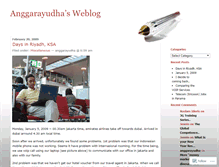 Tablet Screenshot of anggarayudha.wordpress.com