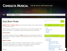 Tablet Screenshot of consultamusical.wordpress.com