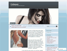 Tablet Screenshot of crysenyum.wordpress.com