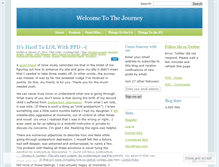 Tablet Screenshot of journeyward.wordpress.com