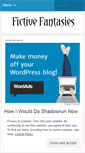 Mobile Screenshot of fictivefantasies.wordpress.com