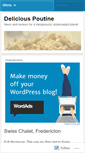 Mobile Screenshot of deliciouspoutine.wordpress.com