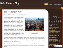 Tablet Screenshot of daleshafer.wordpress.com
