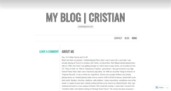 Desktop Screenshot of cristianblog.wordpress.com