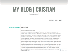 Tablet Screenshot of cristianblog.wordpress.com