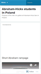 Mobile Screenshot of abrahamhickspolska.wordpress.com