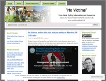 Tablet Screenshot of novictims.wordpress.com