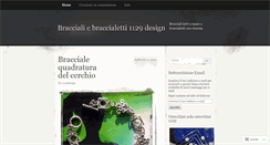 Desktop Screenshot of braccialibraccialettibracelet1129design.wordpress.com