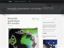 Tablet Screenshot of braccialibraccialettibracelet1129design.wordpress.com