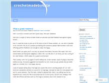 Tablet Screenshot of crochetmadebykate.wordpress.com