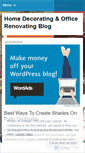 Mobile Screenshot of hometooffice.wordpress.com