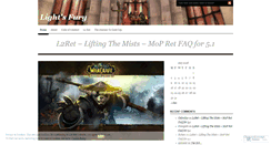Desktop Screenshot of lightsfury.wordpress.com