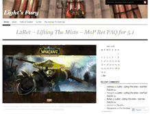 Tablet Screenshot of lightsfury.wordpress.com