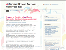 Tablet Screenshot of dominicbriscoe.wordpress.com