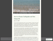 Tablet Screenshot of kristengunderson.wordpress.com