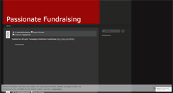 Desktop Screenshot of passionatefundraising.wordpress.com