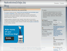 Tablet Screenshot of nekretninesrbije.wordpress.com