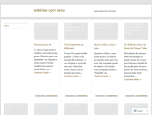 Tablet Screenshot of estoriascomsexo.wordpress.com