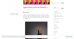 Desktop Screenshot of popfeminism.wordpress.com