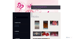 Desktop Screenshot of cchandmadeitems.wordpress.com