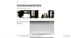 Desktop Screenshot of louisianastories.wordpress.com