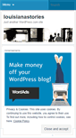 Mobile Screenshot of louisianastories.wordpress.com
