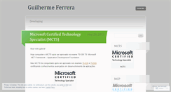 Desktop Screenshot of guilhermeferrera.wordpress.com