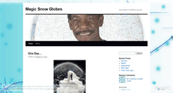 Desktop Screenshot of magicsnowglobes.wordpress.com