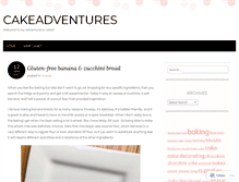 Tablet Screenshot of cakeadventures.wordpress.com