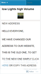 Mobile Screenshot of lowlightshighvolume.wordpress.com