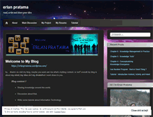 Tablet Screenshot of erlanpratama.wordpress.com