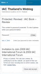 Mobile Screenshot of iacthailand.wordpress.com