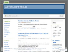 Tablet Screenshot of iacthailand.wordpress.com