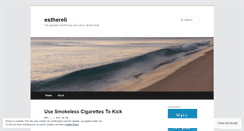 Desktop Screenshot of esthereli.wordpress.com
